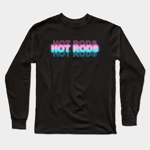 Hot Rods Long Sleeve T-Shirt by Sanzida Design